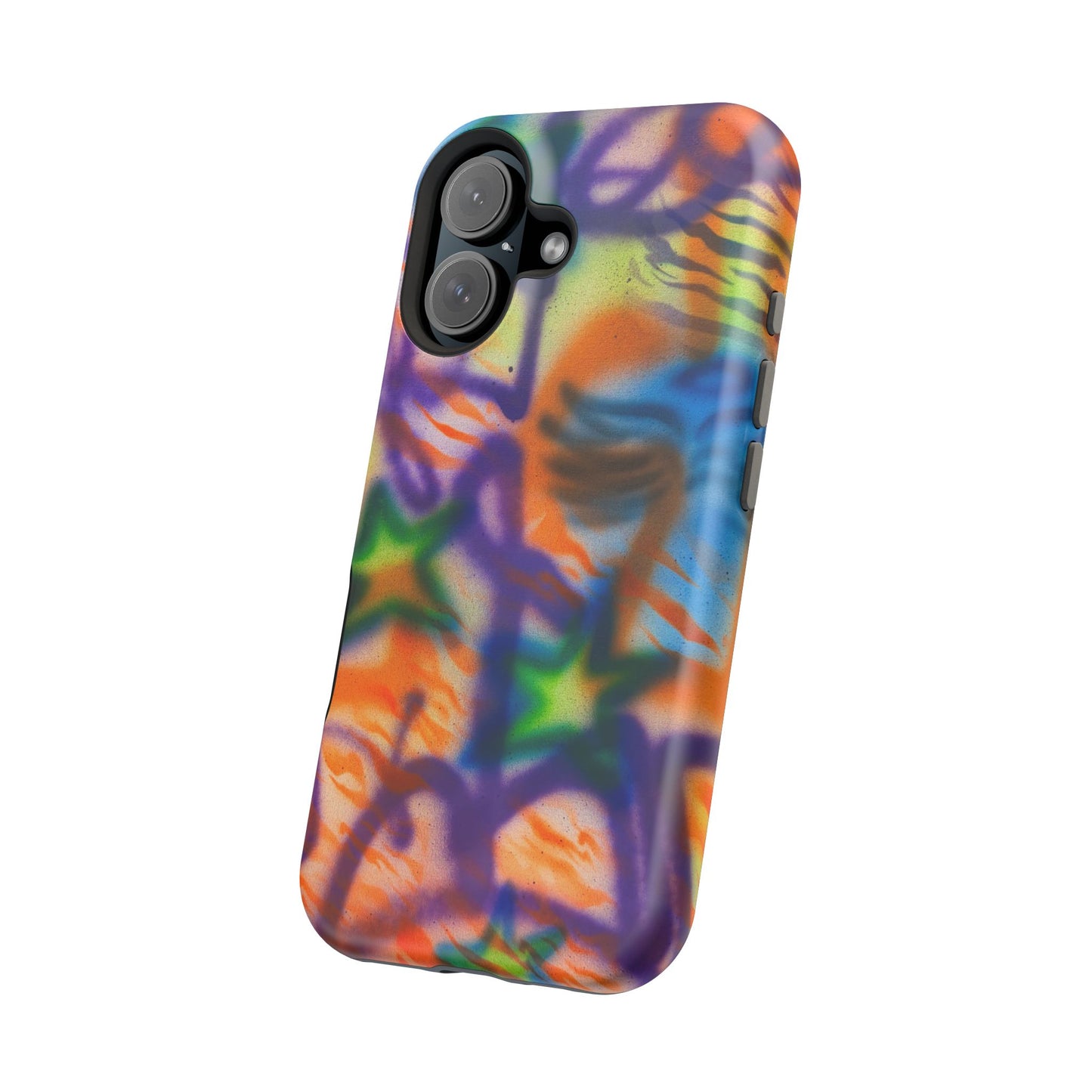 MagSafe "streetwear angel" airbrush iPhone case