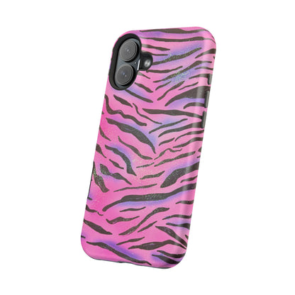 MagSafe "glitter zebra" airbrush iPhone case