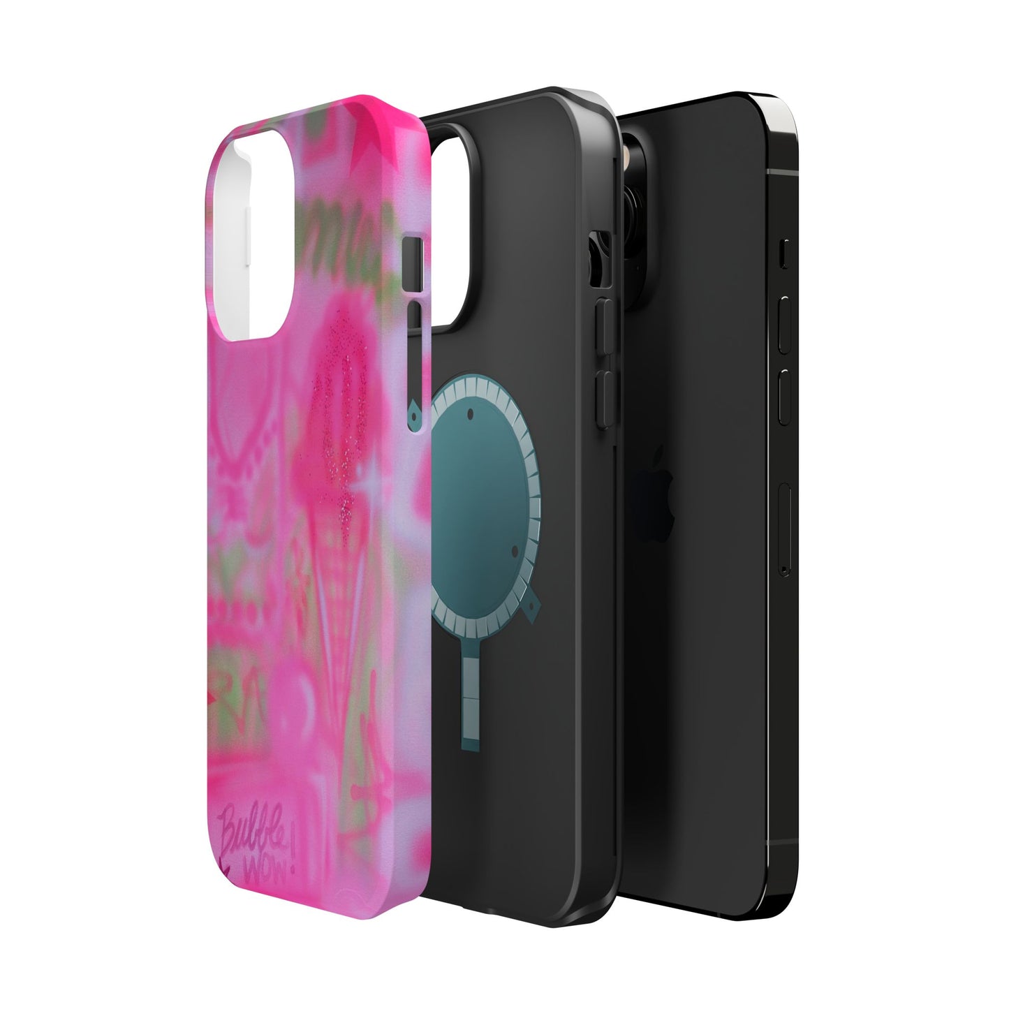 MagSafe "miami matcha" airbrush iPhone case