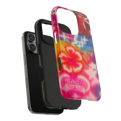 "luck and luv" airbrush iPhone case