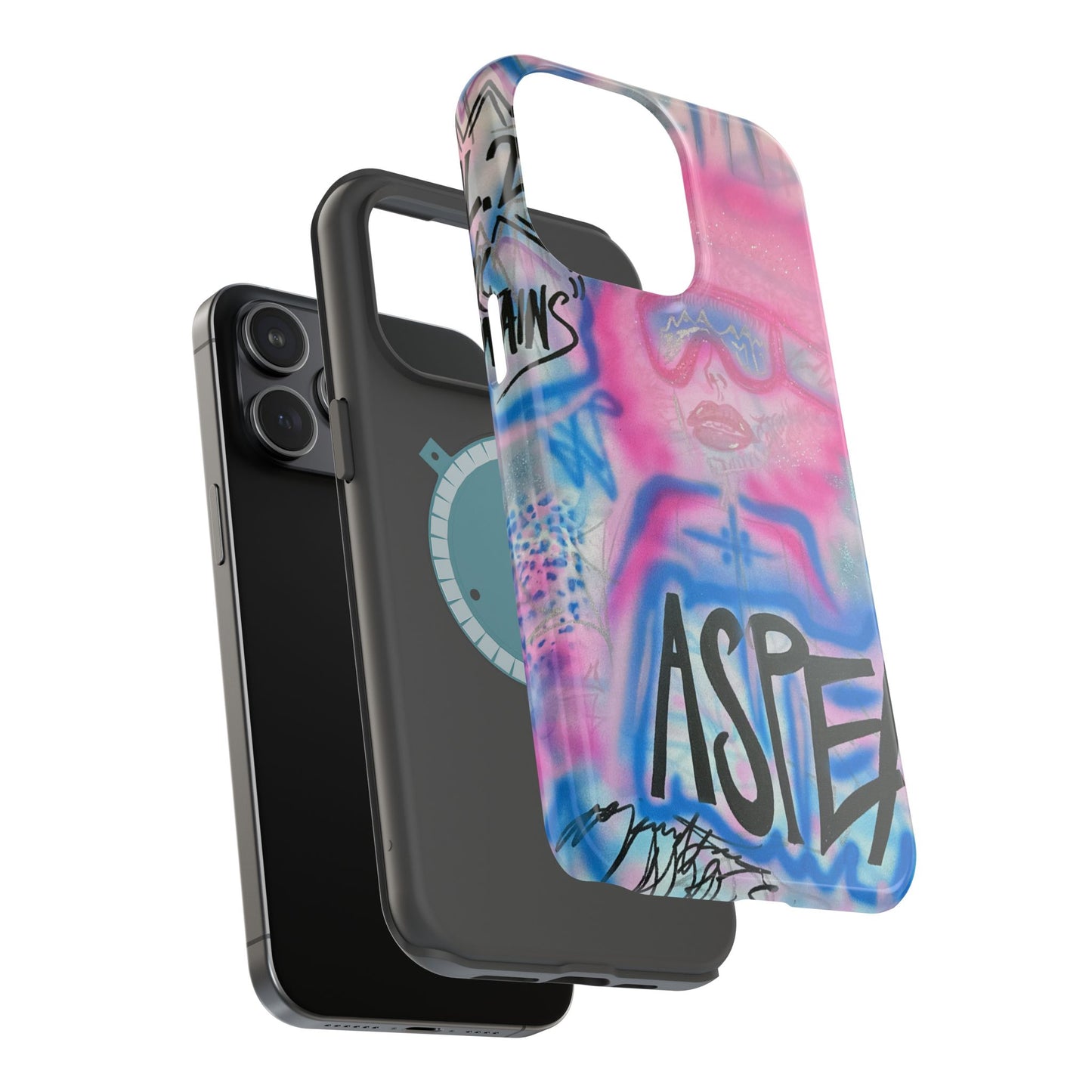 MagSafe "aspen aspirations" airbrush iPhone case