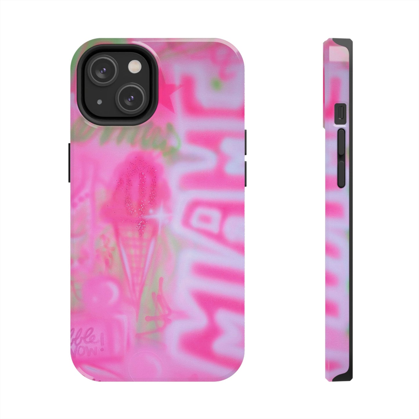 "sunset sorbet" airbrush iPhone case