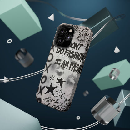 MagSafe "i am fashion" airbrush iPhone case