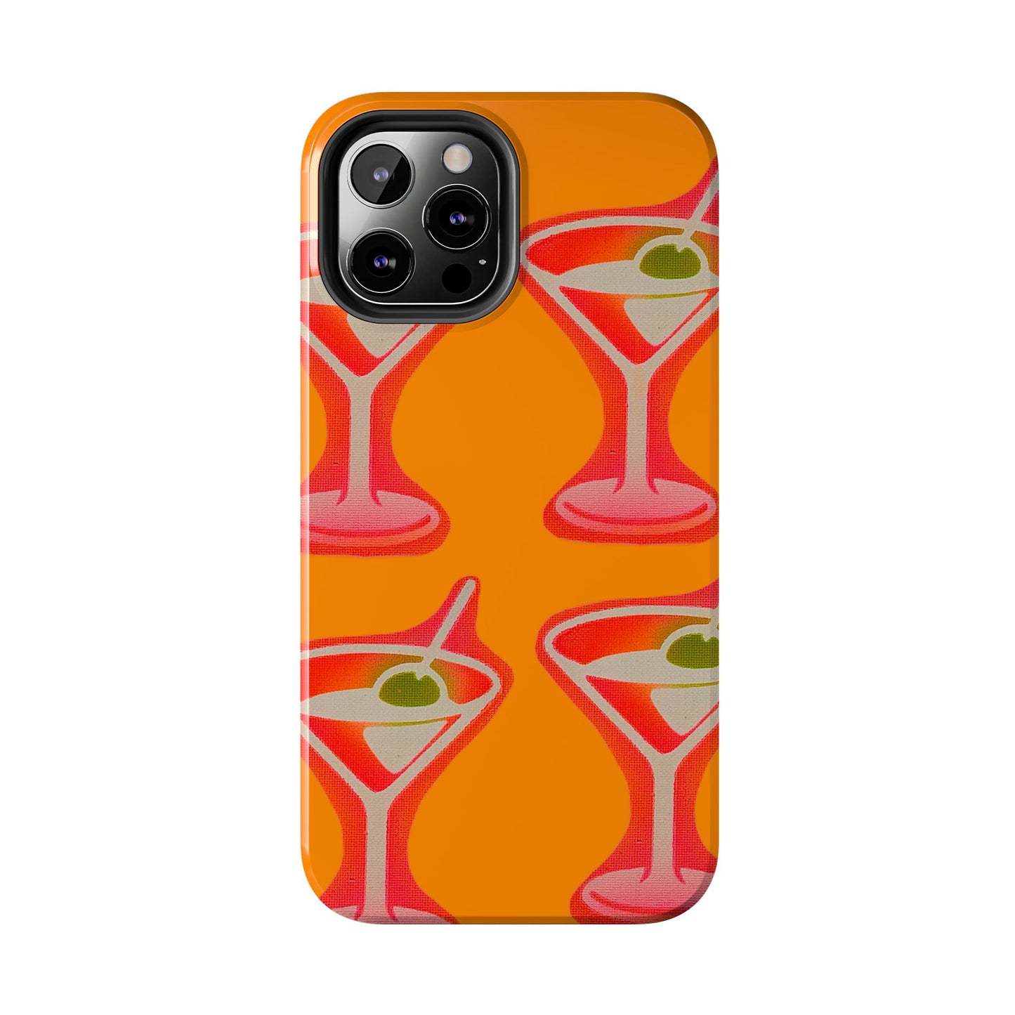 "shaken, not stirred” airbrush iPhone case