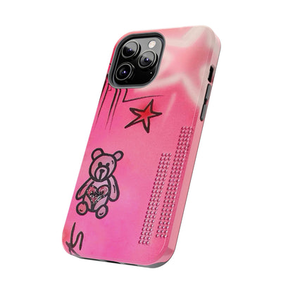 "teddy bear" airbrush iPhone case