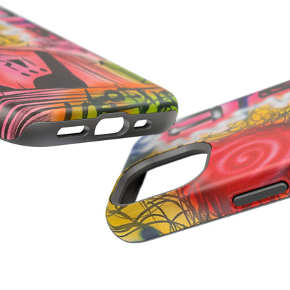 MagSafe „Lost in Paradise“ Airbrush-iPhone-Hülle