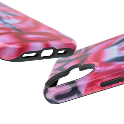 MagSafe "be happy, go lucky" Airbrush-iPhone-Hülle