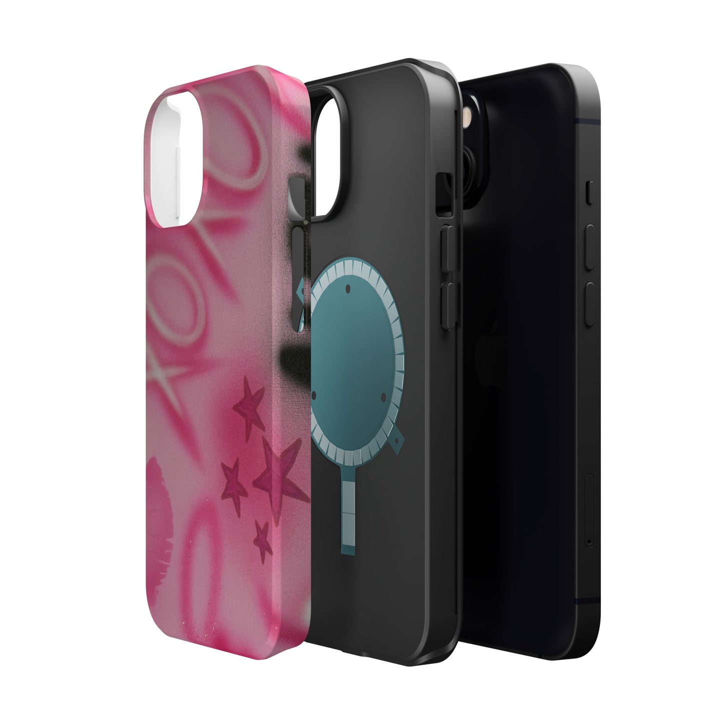 MagSafe "perfectly pink" airbrush iPhone case