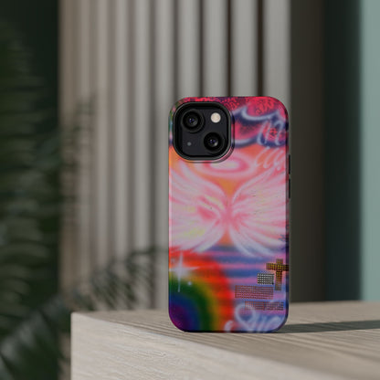 MagSafe "summer bliss" airbrush iPhone case