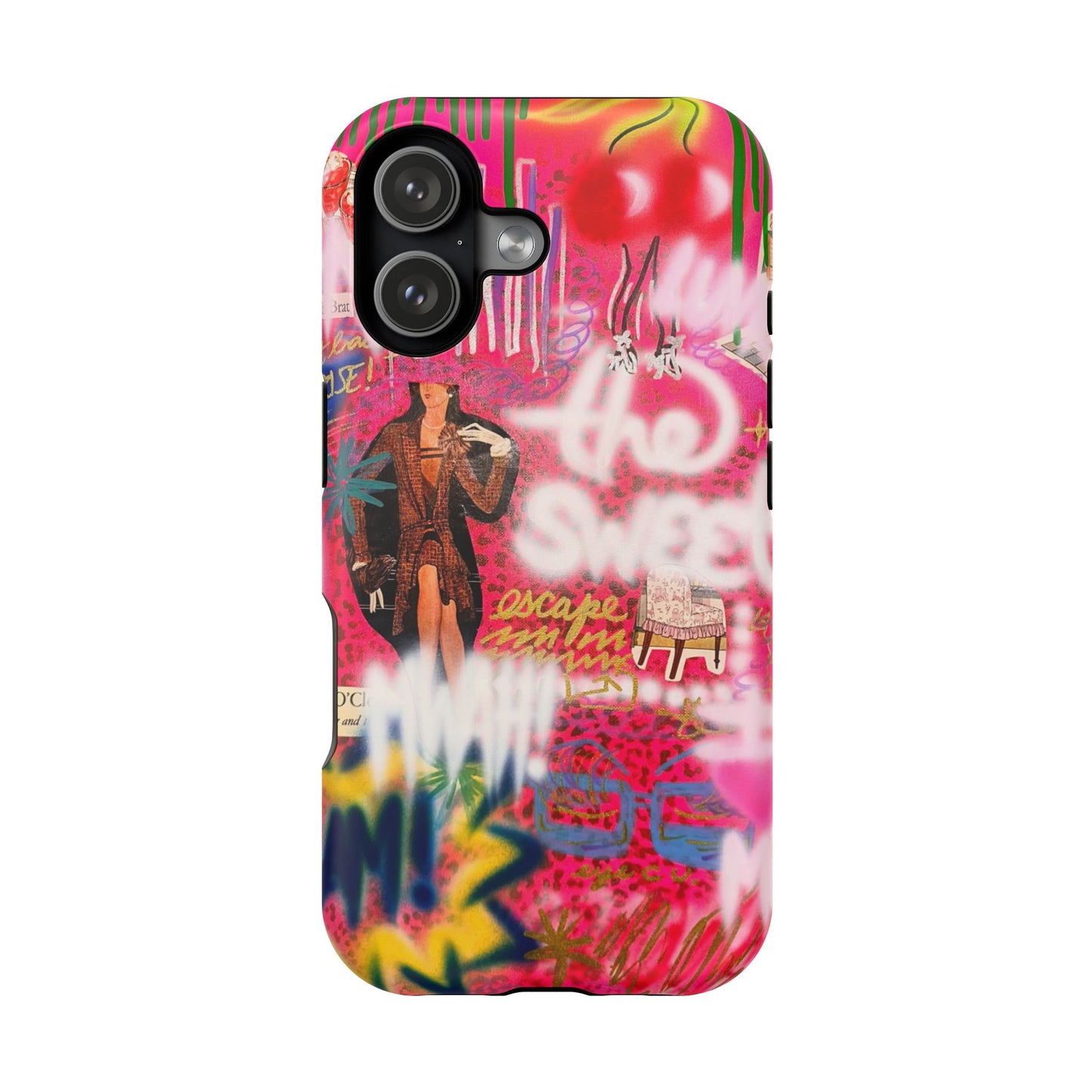 MagSafe "Sweet Escape" Airbrush iPhone Hülle