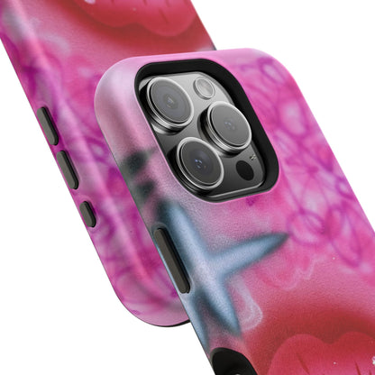 MagSafe limited edition "glitter aura" airbrush iPhone case