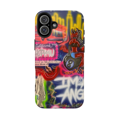 "im an angel" airbrush iPhone case