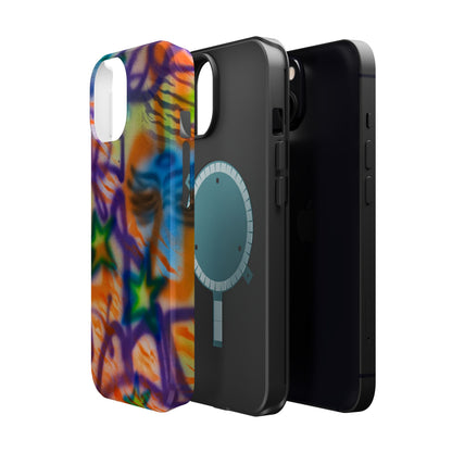 MagSafe "streetwear angel" airbrush iPhone case