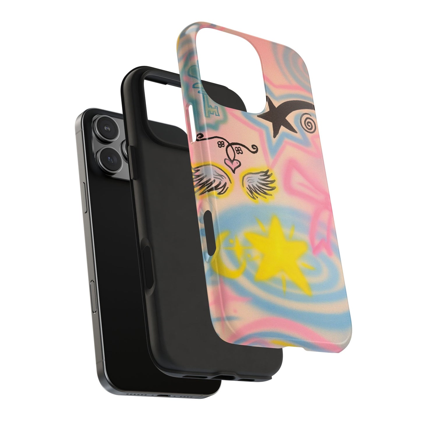 "star energy" airbrush iPhone case