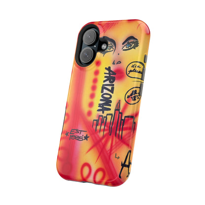 MagSafe "tempe, az" airbrush iPhone case