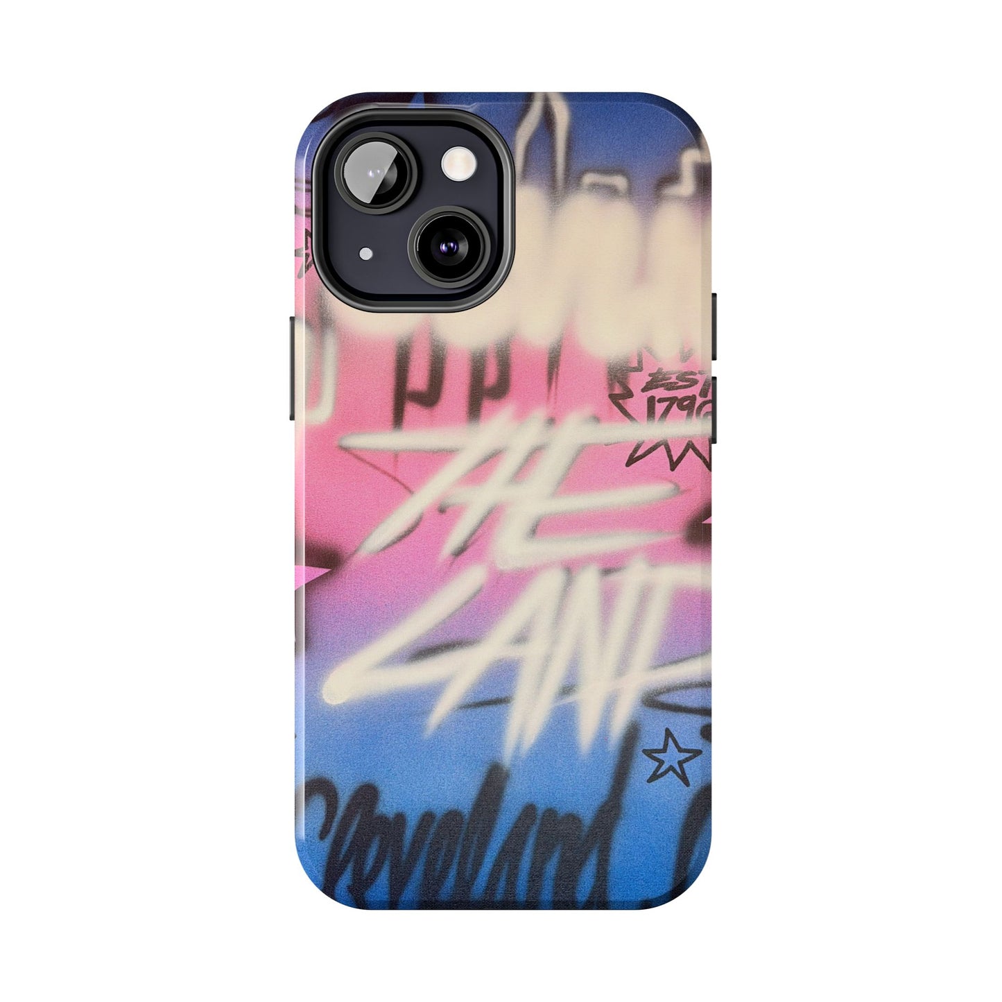 "cleveland" airbrush iPhone case