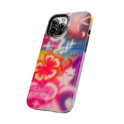 "luck and luv" airbrush iPhone case