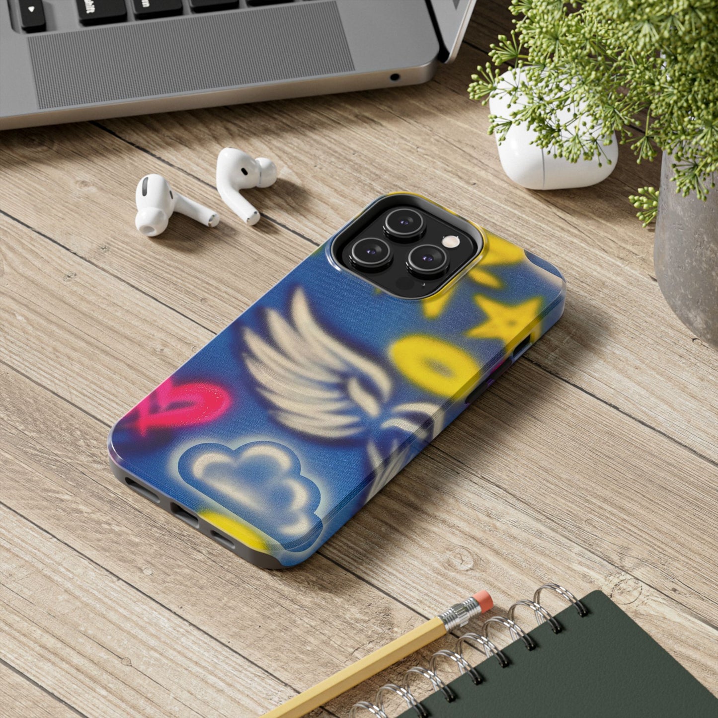 "celestial halo" airbrush iPhone case