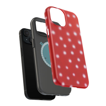 MagSafe "cherry crush polka dot" airbrush iPhone case