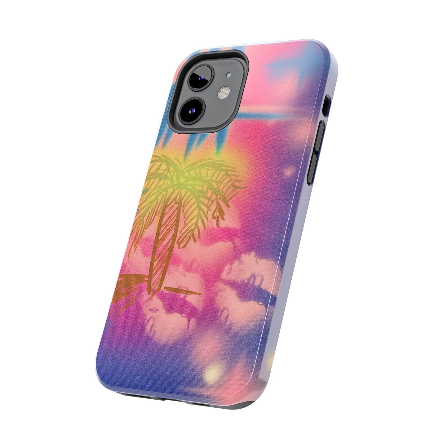 "glowy night" airbrush iPhone case