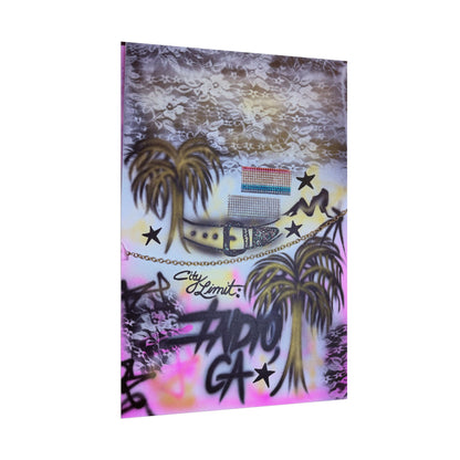 "indio, ca" airbrush rolled print