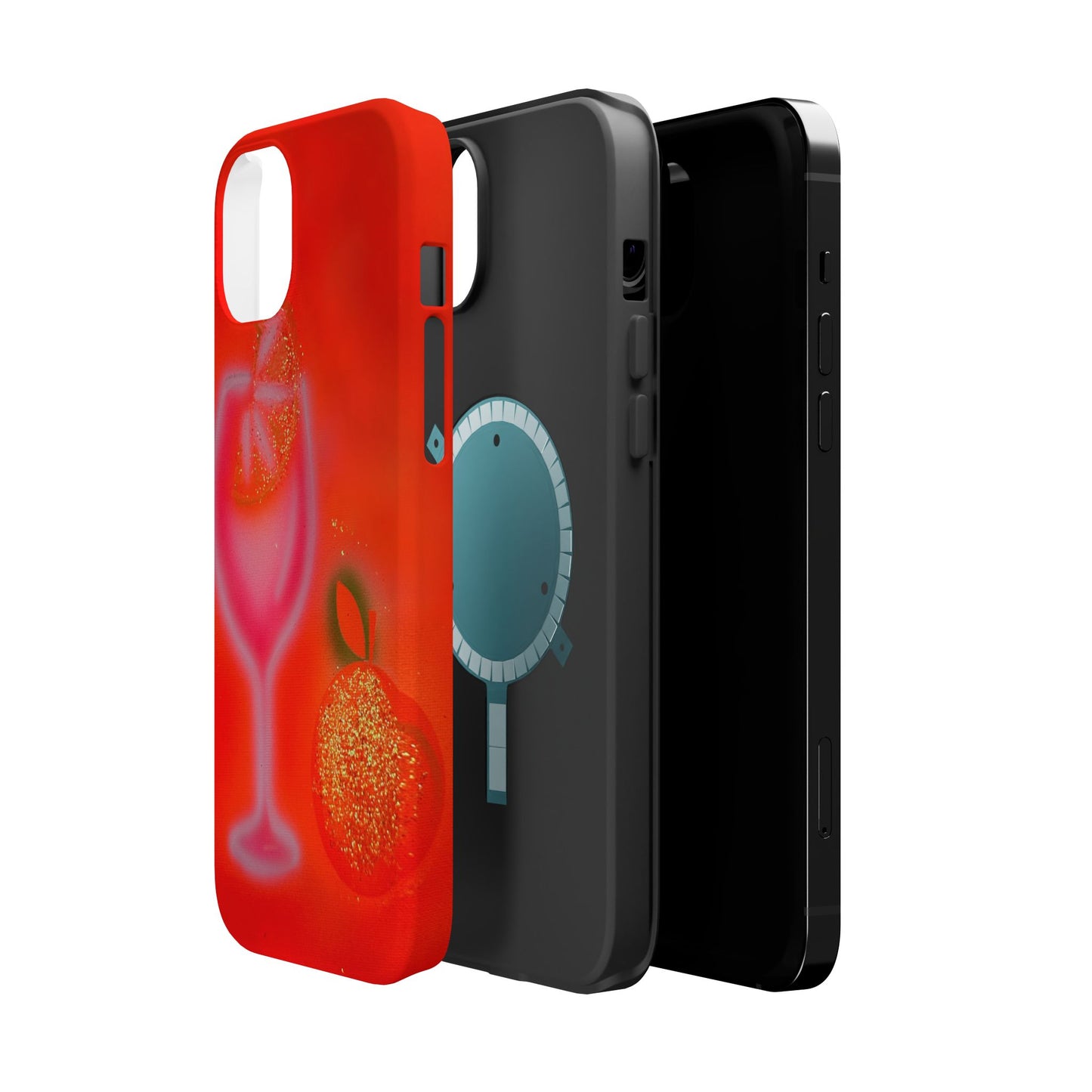 MagSafe "aperol spritz" airbrush iPhone case