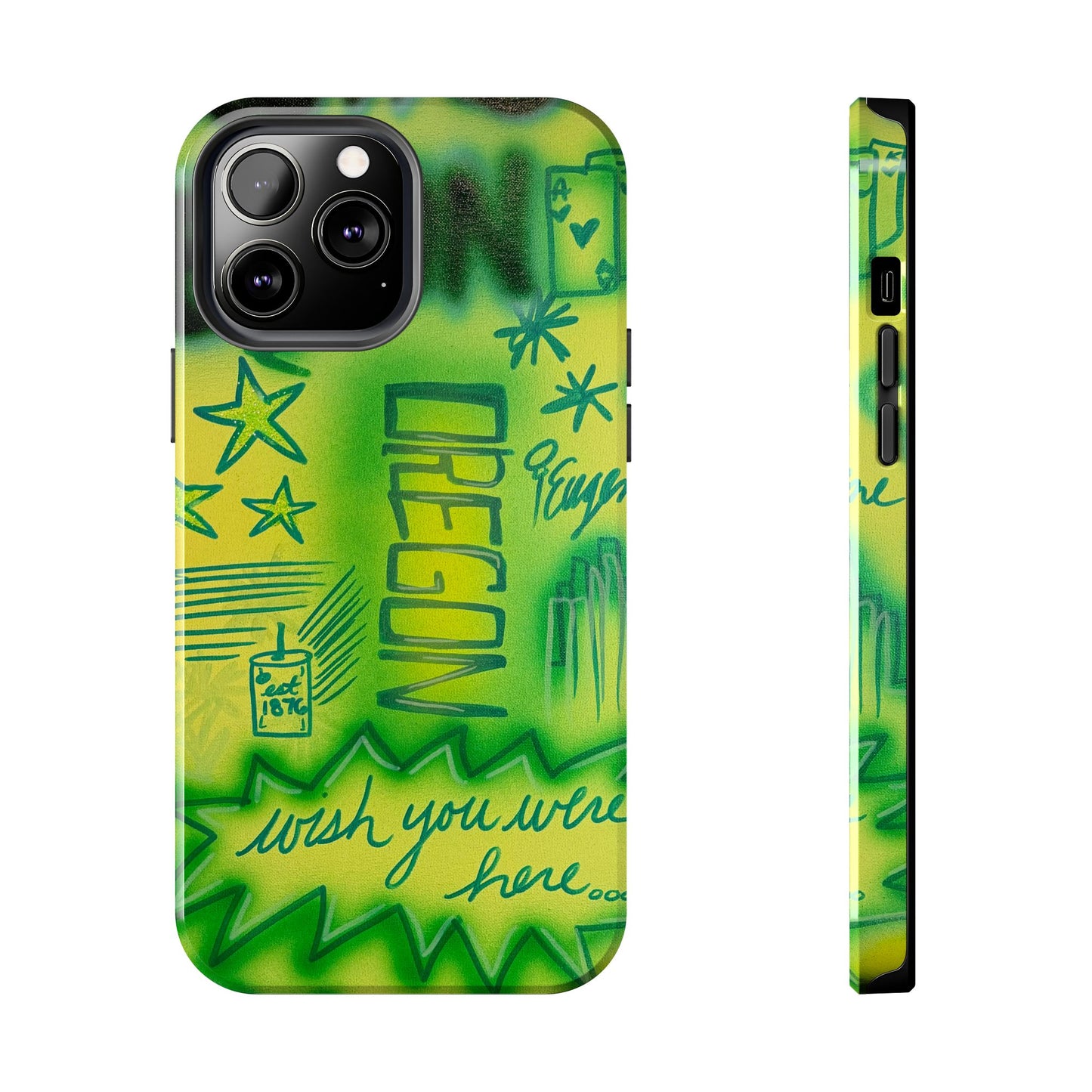 "oregon" airbrush iPhone case