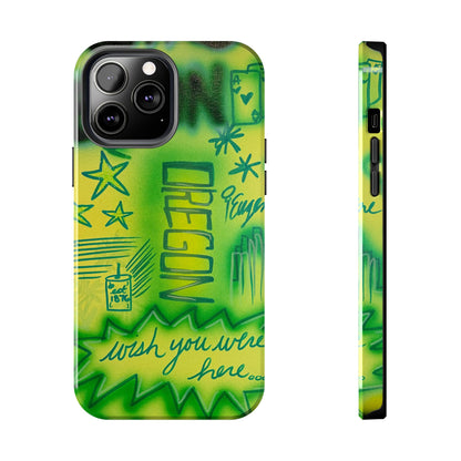 "oregon" airbrush iPhone case