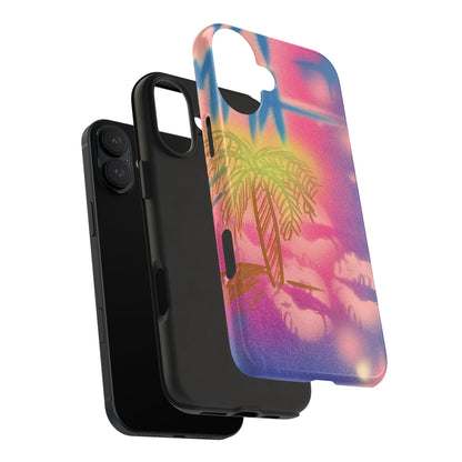 "glowy night" airbrush iPhone case