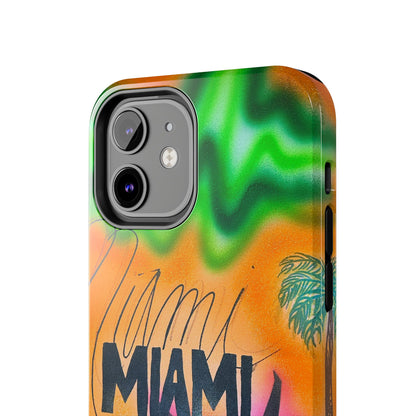 "miami, fl" airbrush iPhone case