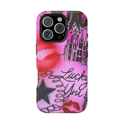 MagSafe "ulterior motive" airbrush iPhone case