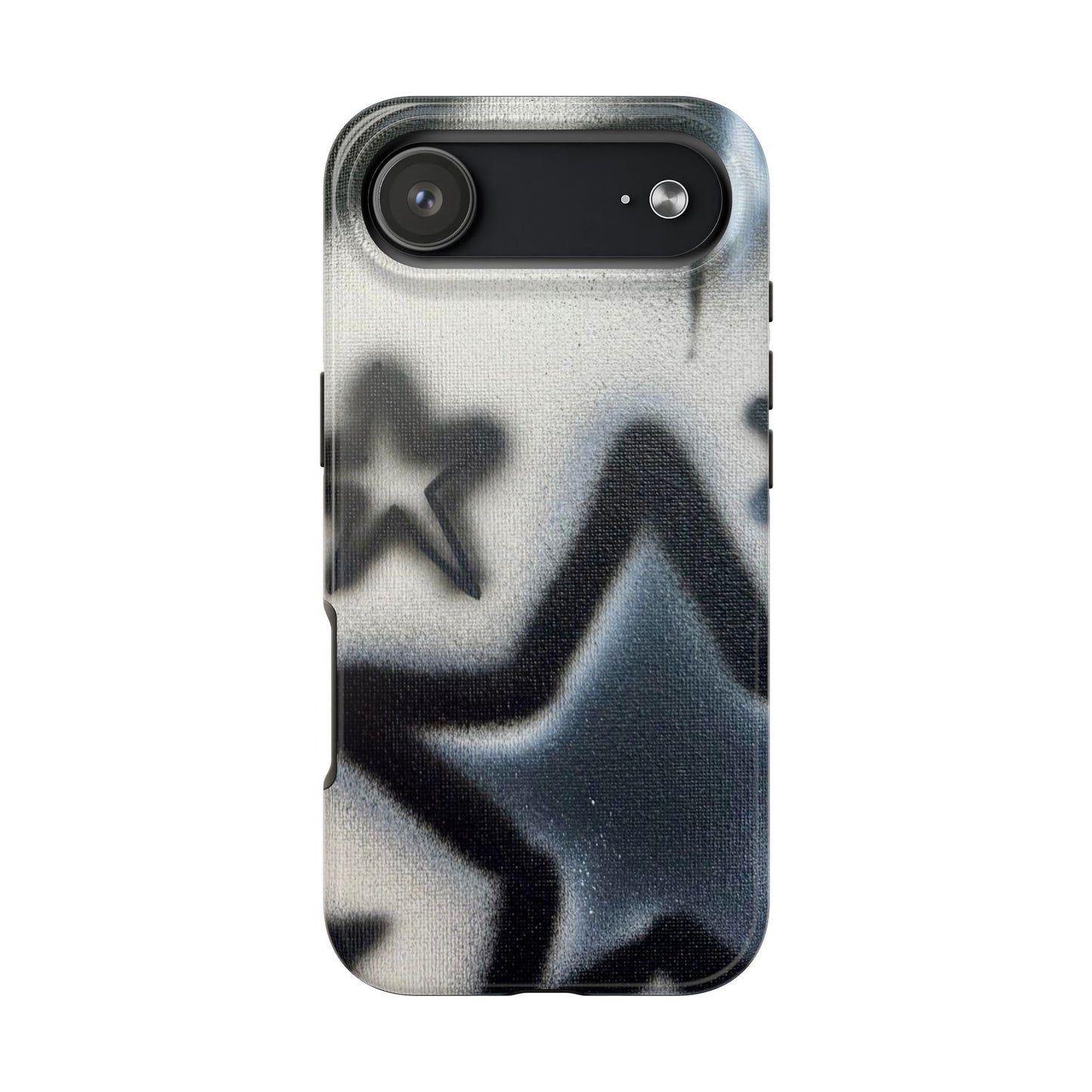 "black & white stars" airbrush iPhone case