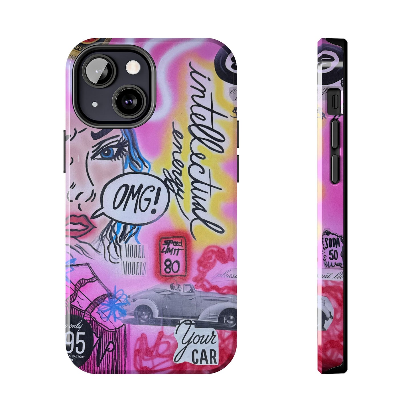 "intellectual energy" airbrush iPhone case