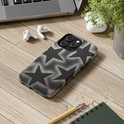 "chrome stars" airbrush iPhone case