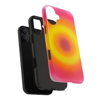 "pink lemonade aura" airbrush iPhone case