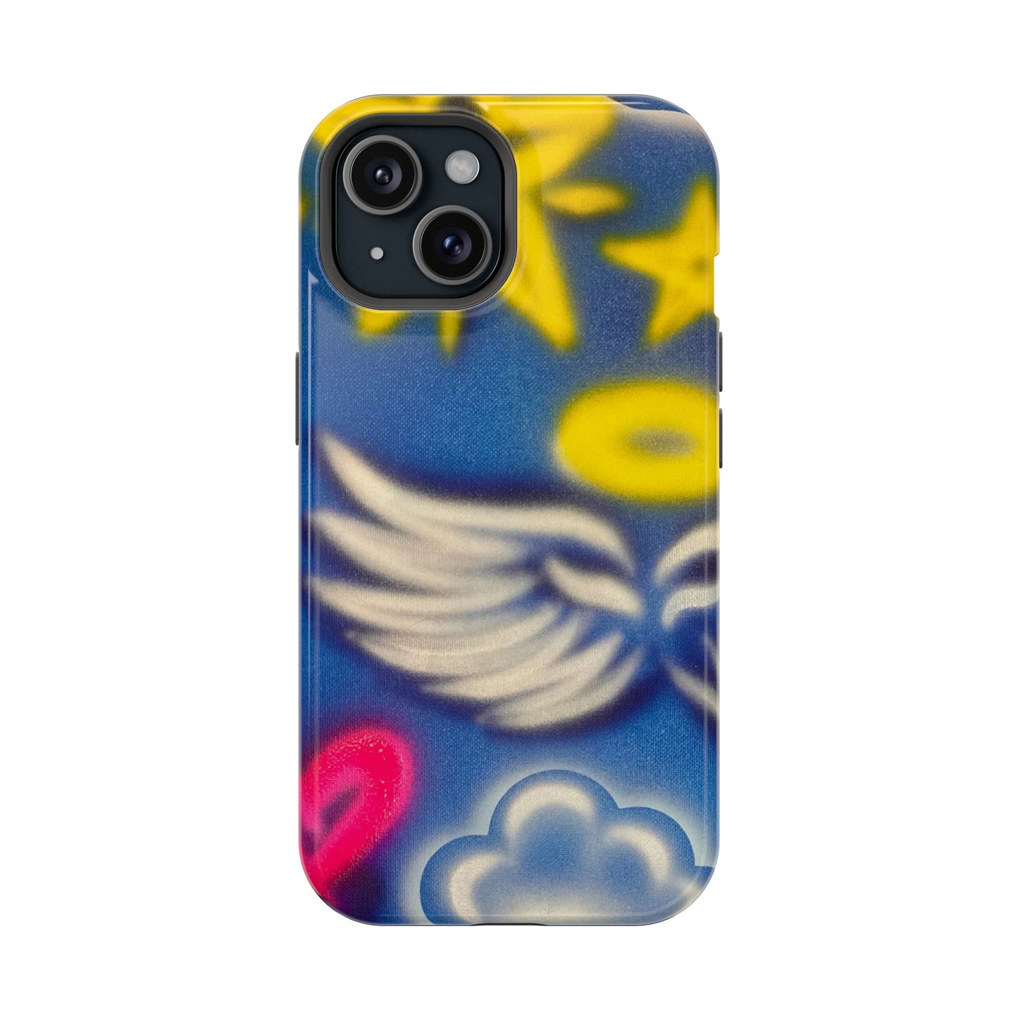 MagSafe "celestial halo" airbrush iPhone case
