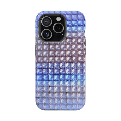 MagSafe "blue studs" airbrush iPhone case