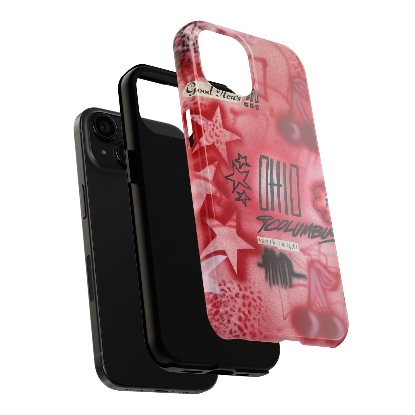 "columbus, ohio" airbrush iPhone case