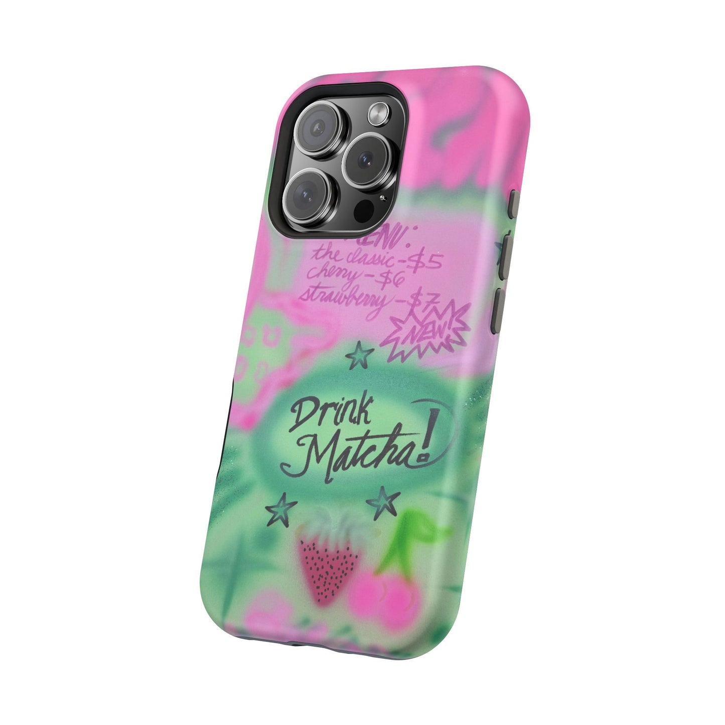 MagSafe "matcha!" airbrush iPhone case