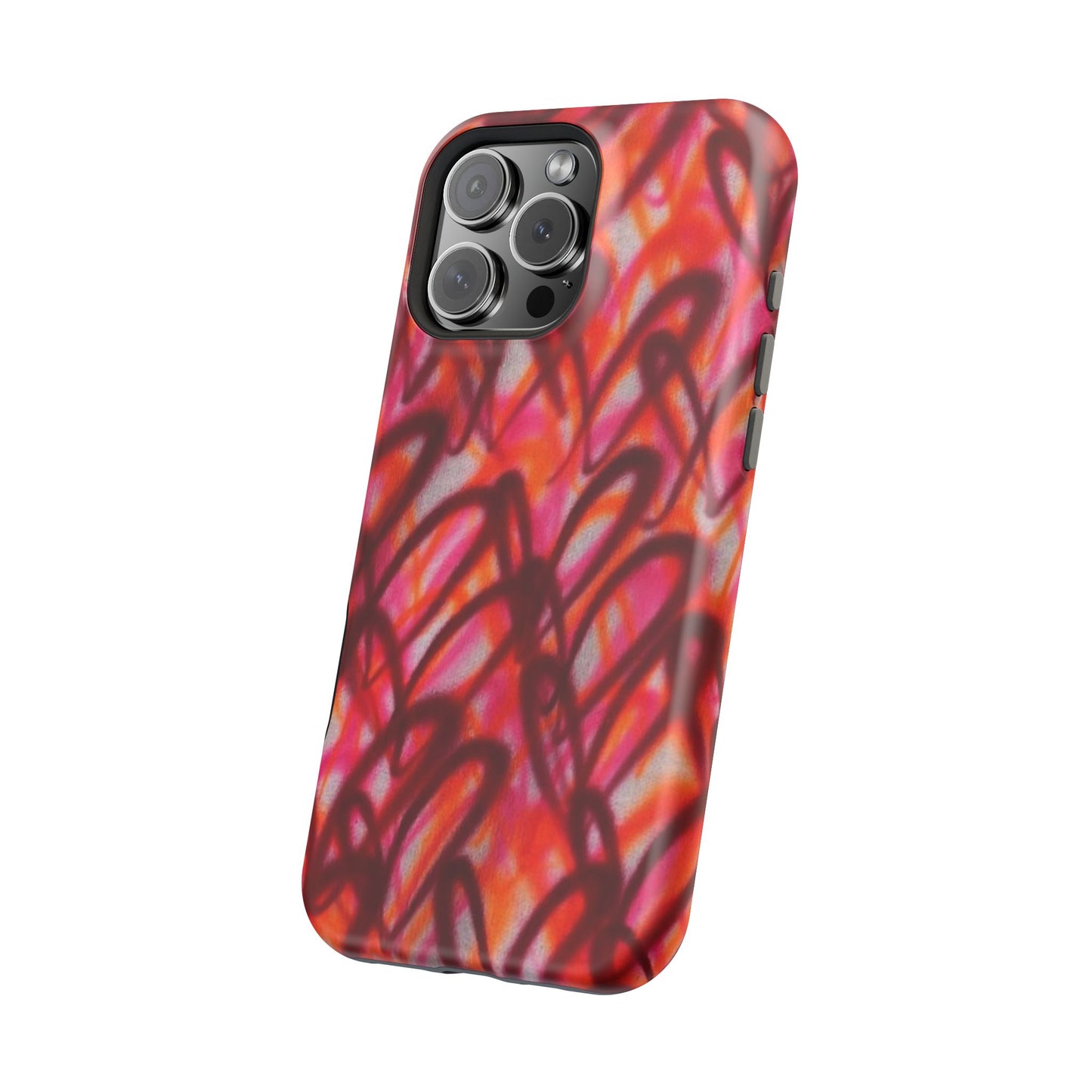MagSafe „Graffiti Love“ Airbrush iPhone Hülle