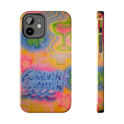 "forever summer" airbrush iPhone case