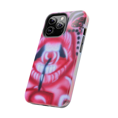 "be happy go lucky" airbrush iPhone case