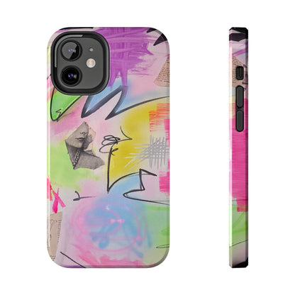 "pastel static" airbrush iPhone case