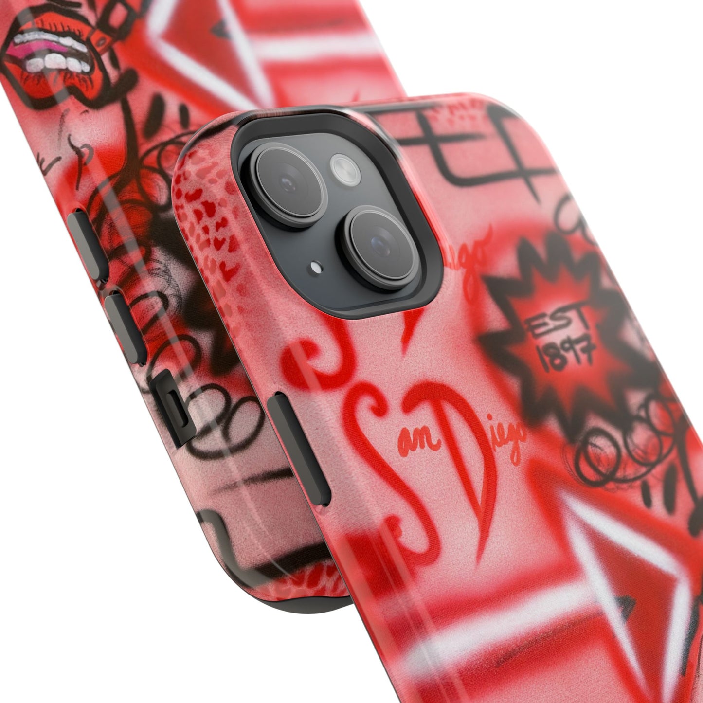 MagSafe "San Diego" Airbrush iPhone-Hülle