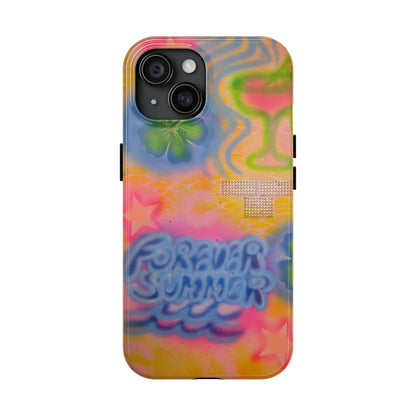 "forever summer" airbrush iPhone case