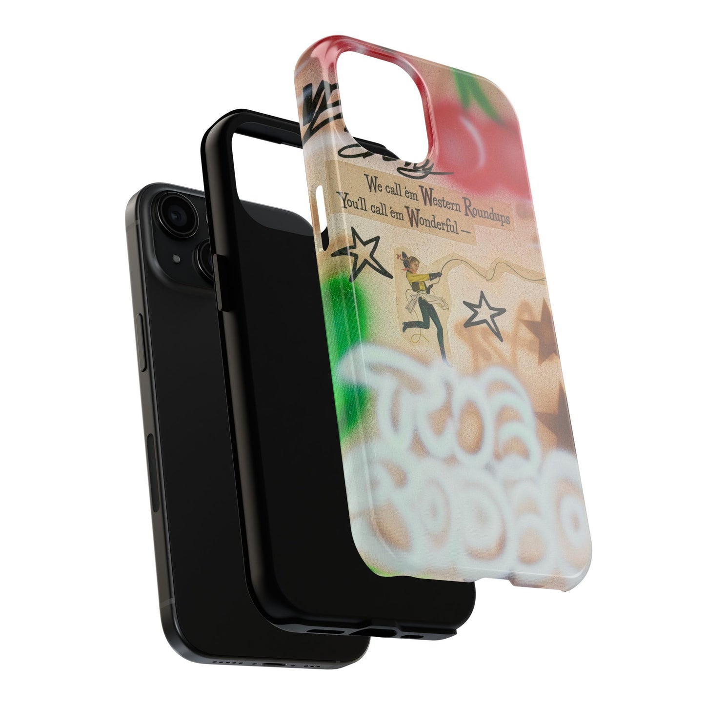 "the rodeo" airbrush iPhone case