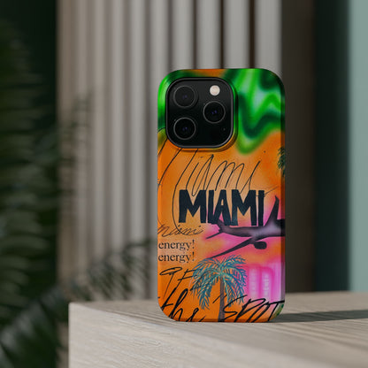 MagSafe "miami, fl" Airbrush iPhone Hülle