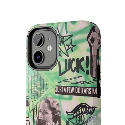 "lust over luck" airbrush iPhone case