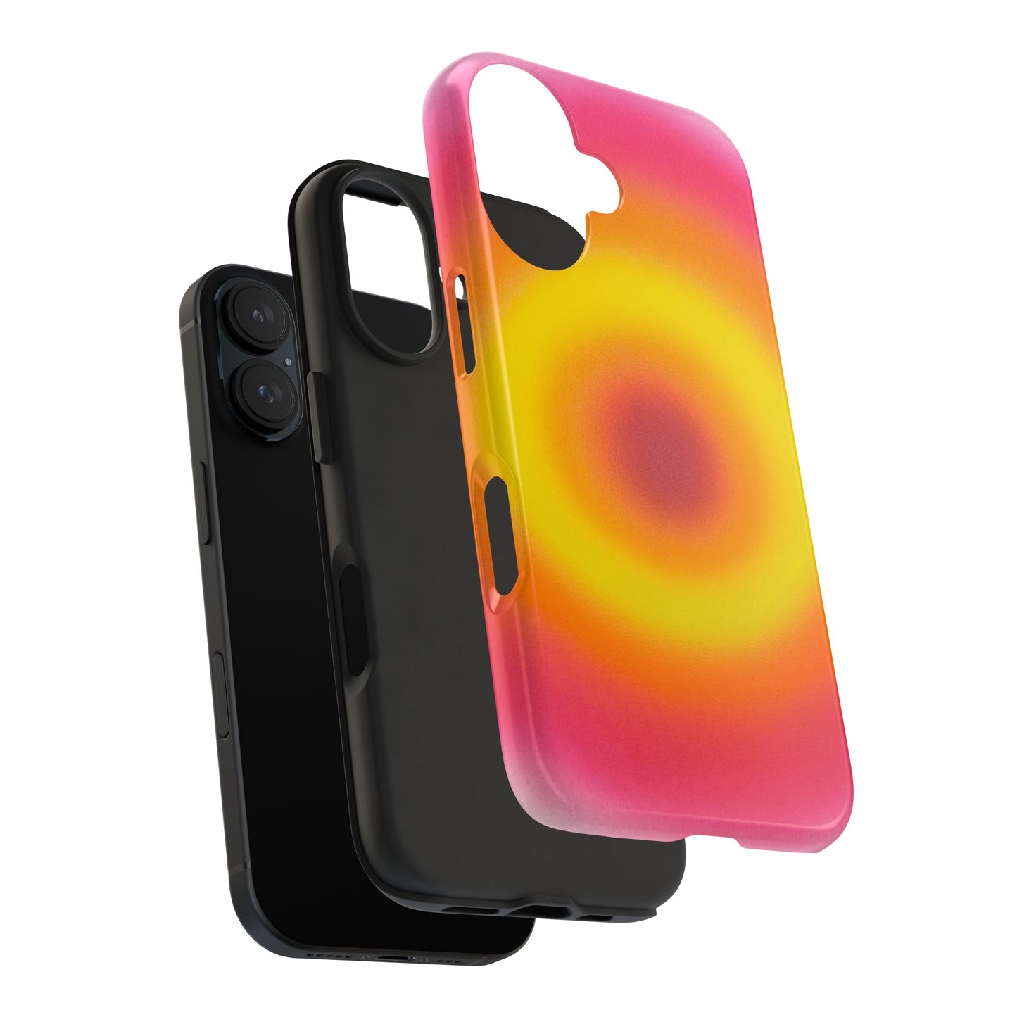 "pink lemonade aura" airbrush iPhone case