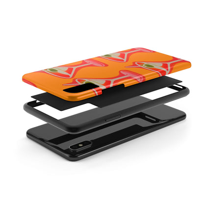 "shaken, not stirred” airbrush iPhone case